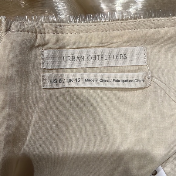 Champagne fancy shorts from Urban Outfitters - Picture 6 of 8